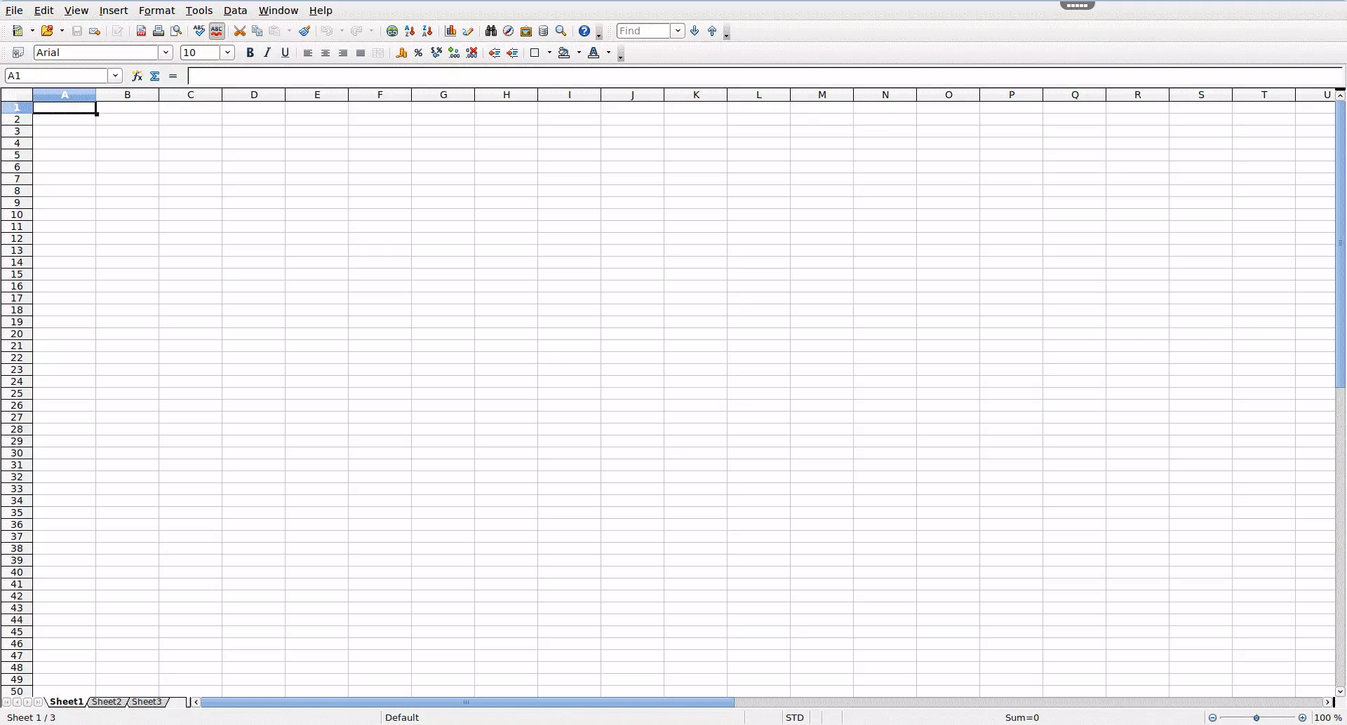 Imagen: Captura de pantalla de Apache OpenOffice Calc